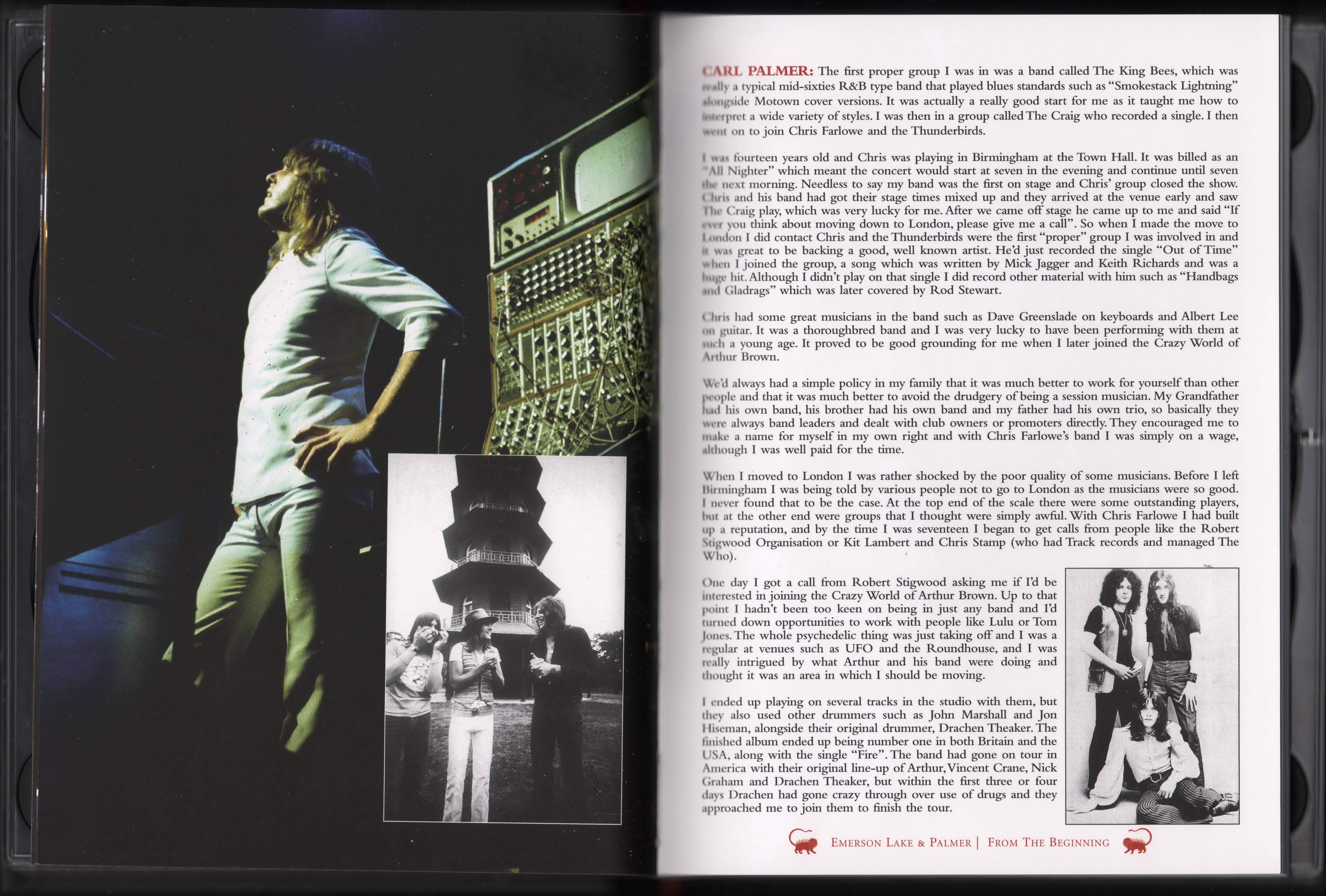 Emerson, Lake and Palmer From the Beginning [Booklet05 aus]